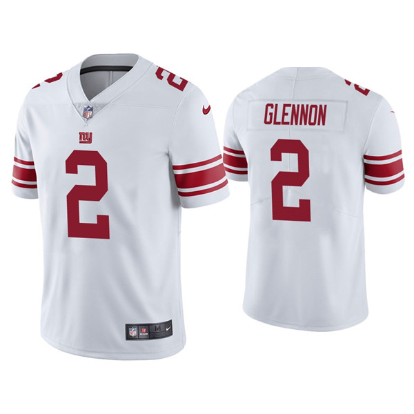Men's New York Giants #2 Mike Glennon White Vapor Untouchable Limited Stitched Jersey Men's New York Giants #2 Mike Glennon White Vapor Untouchable Limited Stitched Jersey